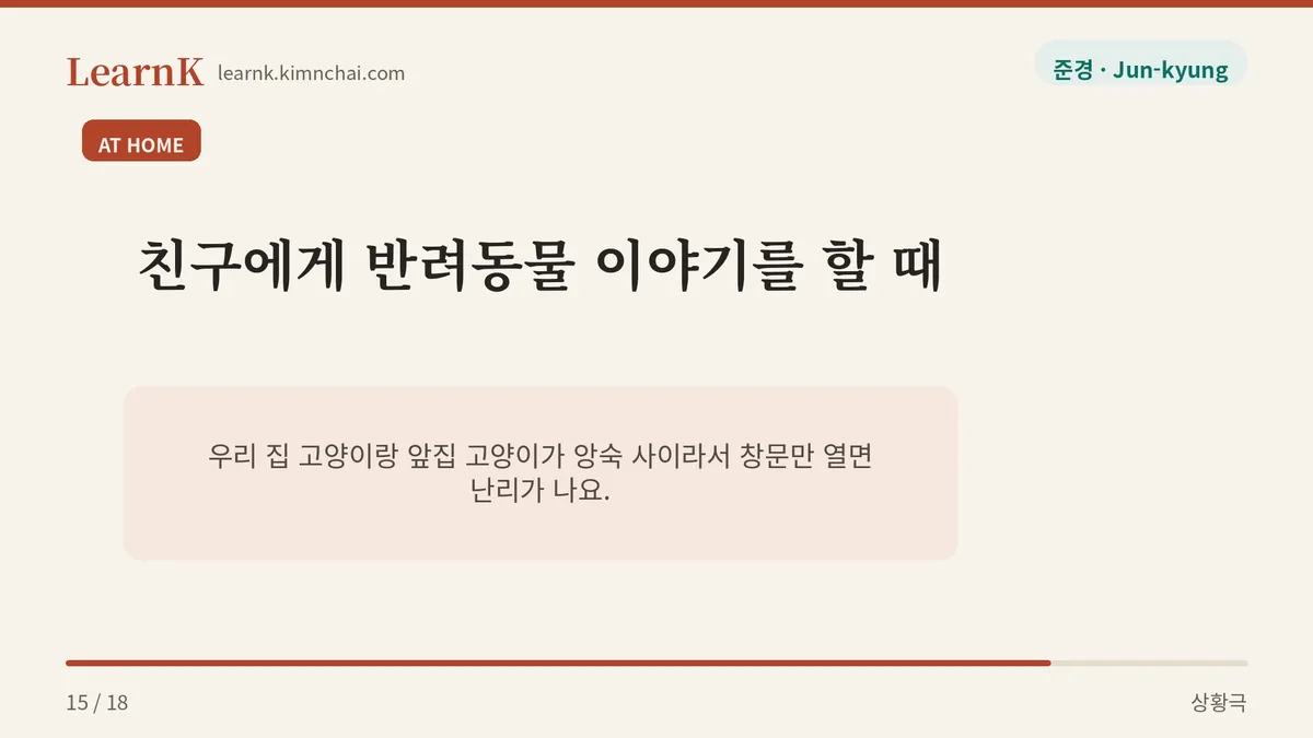 고양이끼리도 앙숙 사이