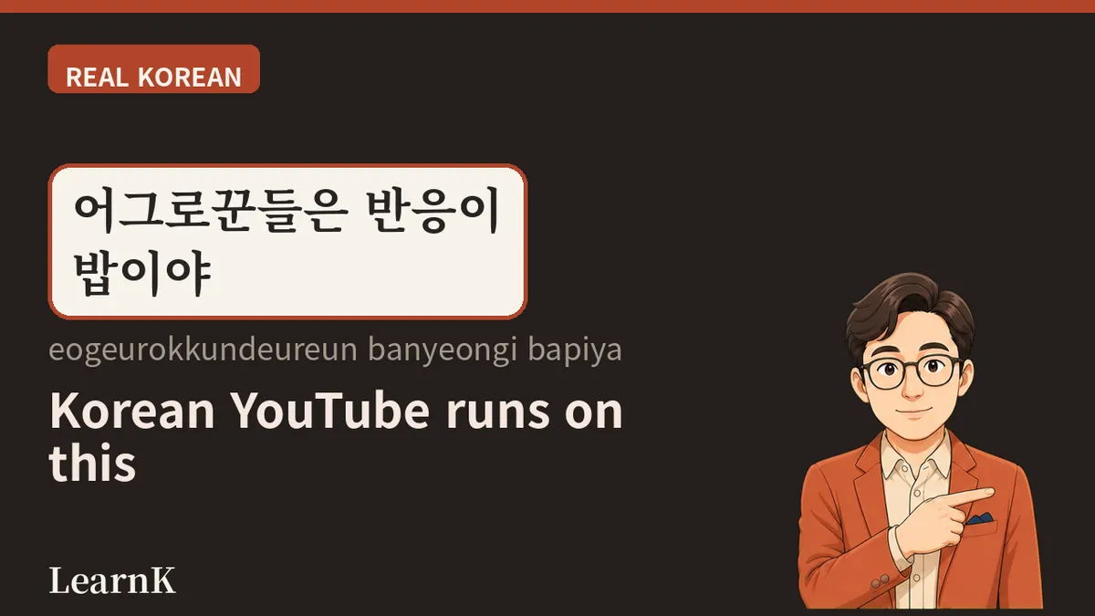 어그로 끌지 마: 관심을 낚는 한국 인터넷 슬랭 '어그로'