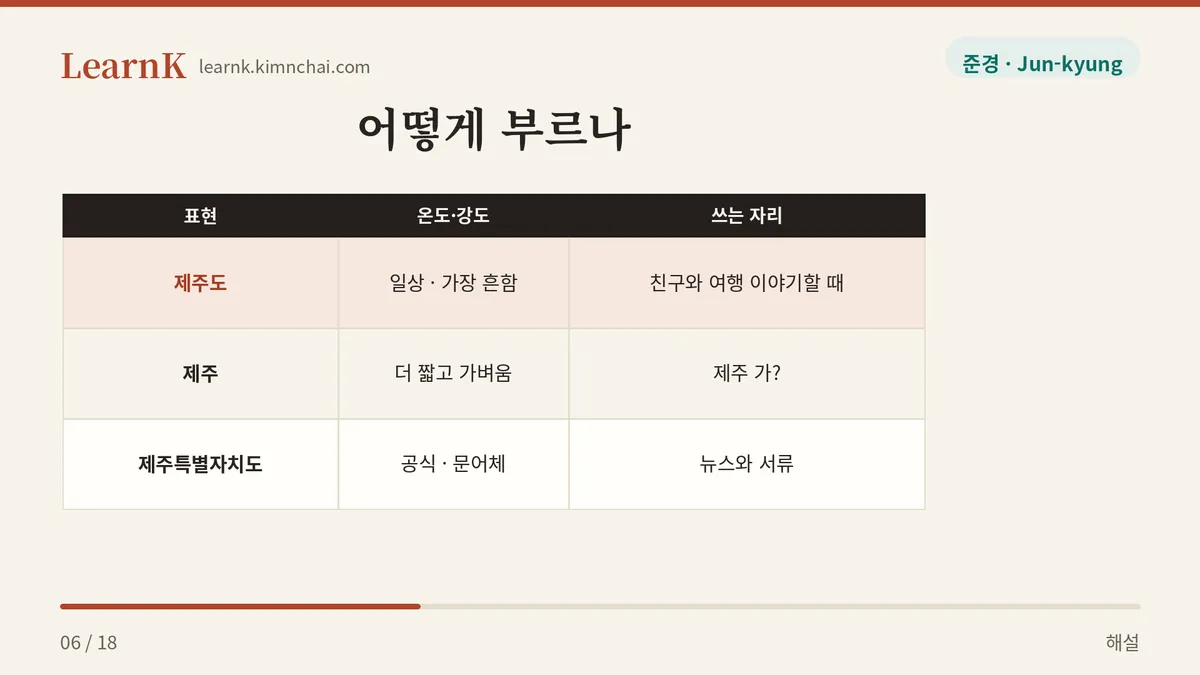 제주도 · 제주 · 제주특별자치도