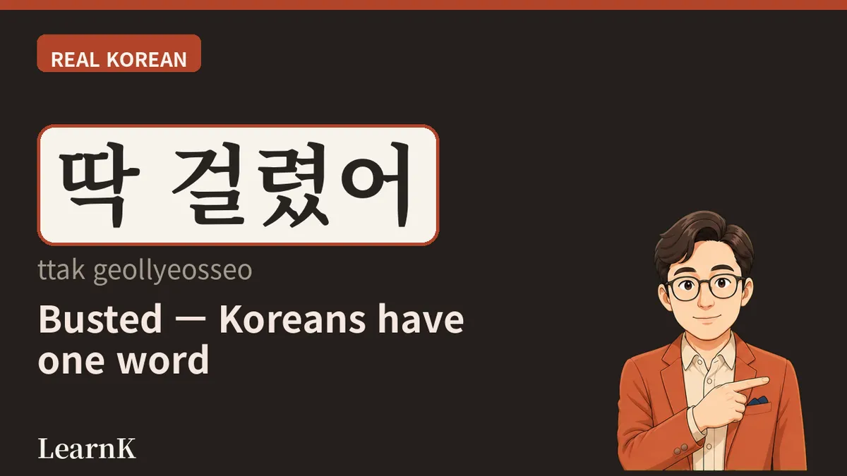 내로남불 — '내가 하면 로맨스, 남이 하면 불륜'