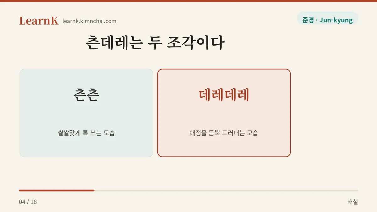 츤츤 + 데레데레